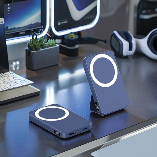 Portable Magnetic Wireless Power Bank 5000mAh