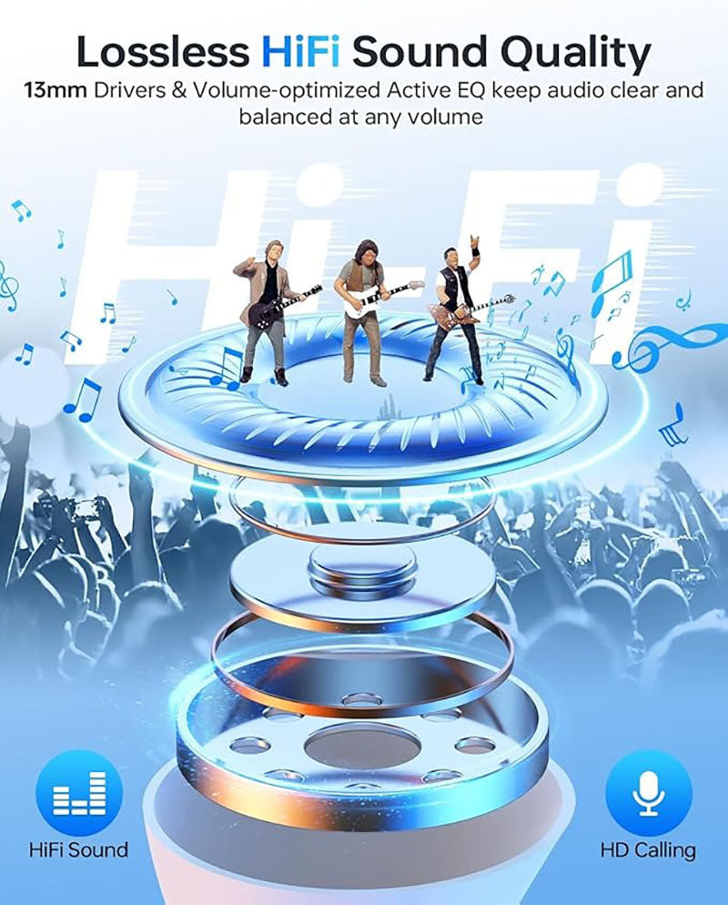 Wireless Earbuds Pro ANC– Noise Cancellation & Deep Bass